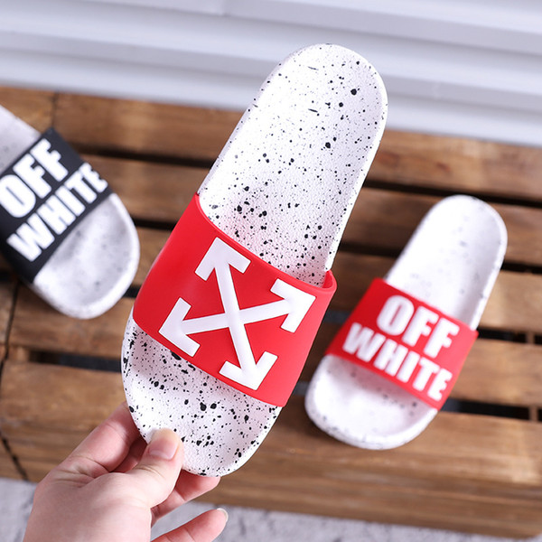 Home new slippers female summer wear fashion tide brand couple slippers summer indoor couple men and women outdoor sandals and slippers