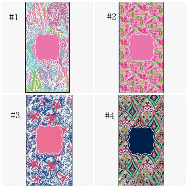 Lily Bath Towel Monogrammable Beach Mats Microfiber Swimming Towel Personalized Picnic Rugs Women Yoga Mats 4 Design Wholesale