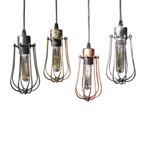 Industrial Metal Ceiling Light Loft Vintage Chandelier Home Dining Bar Pendant Cage Lamp Fixture Suitable for Cafe/Bar/Home Decor