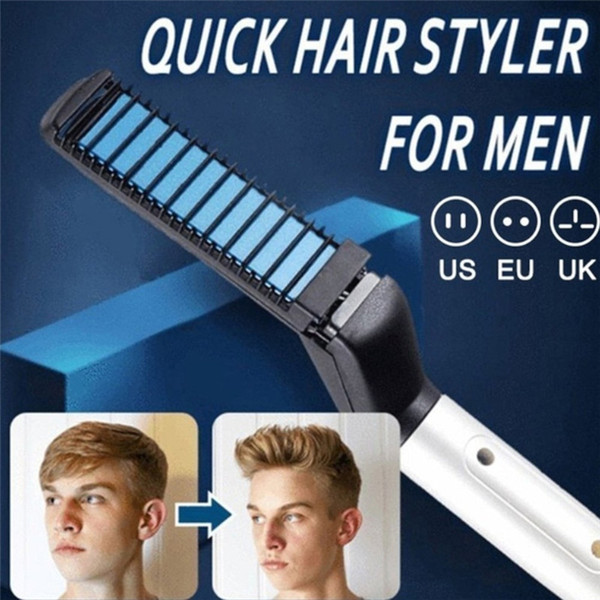 M'styler Professional Man Hair Brush Comb Natural Hairbrush Massage Comb Detangle Shower Brush Hair Styling Comb K253