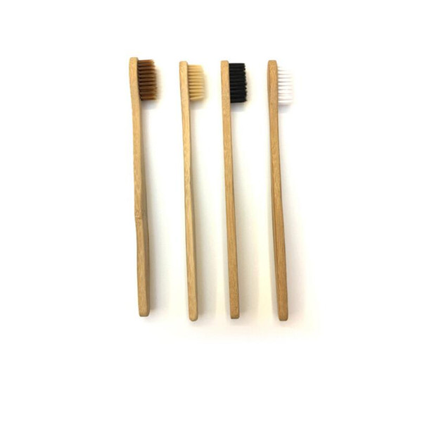 New Fashion Bamboo Toothbrush Travel Kit Tooth Brush Crown Environmental Tongue Cleaner Free Shipping LX3968