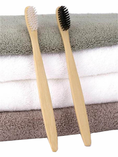 New Fashion Bamboo Toothbrush Crown EnvironmentaTongue Cleaner Denture Teeth Travel Kit Tooth Brush MADE IN CHINA FREE DHL