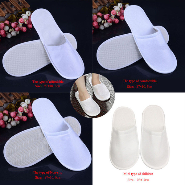 20 pairs Disposable Slippers For Men Women Kids Salon Hotel SPA Shipper Shoes Spa Guest Shoes free shipping