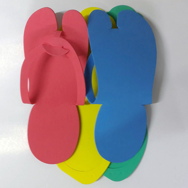 2018 Star hotel EVA disposable slippers bath chinela with antiskid flat bottom human type shoe pinch slippers