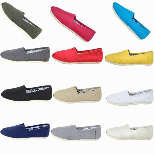 Casual Shoes Women/Men Classics TOm Sneakers Loafers Canvas Slip-On Flats shoes Lazy shoes Slippers size 35-45 K325