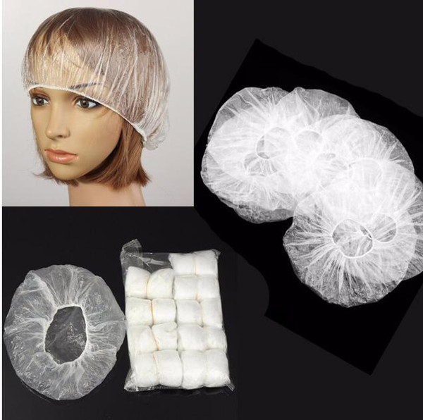 100/lot One-off Bathing Cap For Hotel Shower Normal ordinary Hair Elastic Cap Home Shower Bathing Elastic bathing Cap of the hotel room