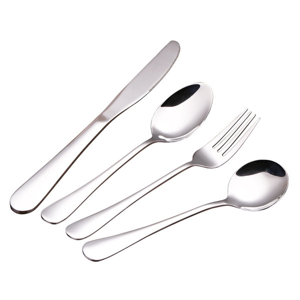 kitchen silverware set Stainless Steel Utensils Forks Spoons Knives Set Mirror Polished Cutlery Flatware for Dinner