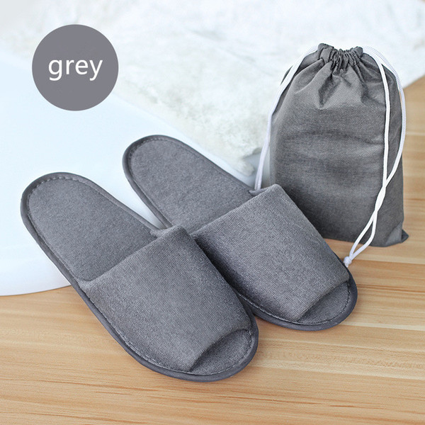 40 pairs Men Travel Business Trip Hotel Club Portable Not Disposable Folding Slippers Boys Home Guest Slippers With Bag