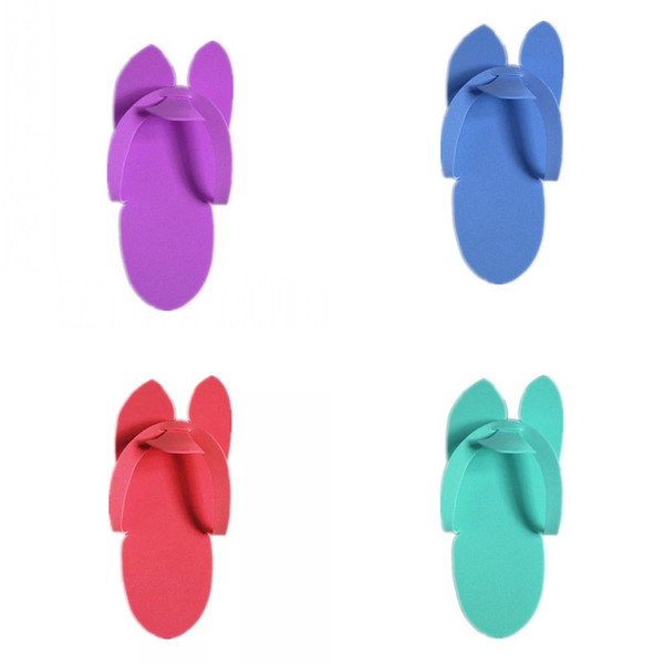 Disposable Slippers Special For Manicure Colourful Bathing Baboosh Travel Portable EVA Foam Salon Spa Babouche New Arrive 8hx C RW