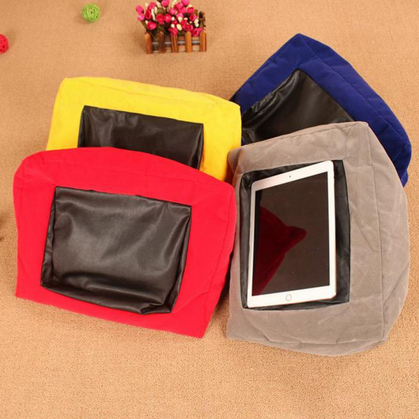 Creative Home Textile Ipad Throw Pillow Velvet Cushion Tablet Holder