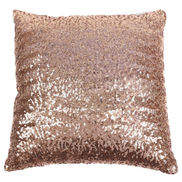 Home Room Sofa Pillowcase Sequin Pillow Cushion Cover Zipper Pillow Case Throw Pillowcases