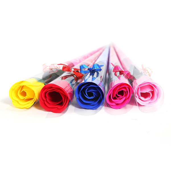 Artificial soap Flowers rose Valentine's Day Wedding flower Party gifts home hotel Favors Decorations wedding bridal bouquets