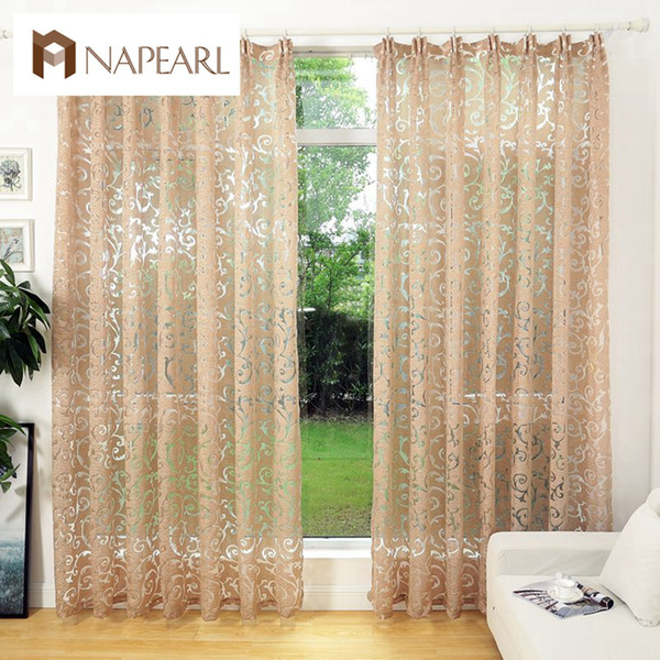 NAPEARL European style jacquard home textile window treatments cortinas for room