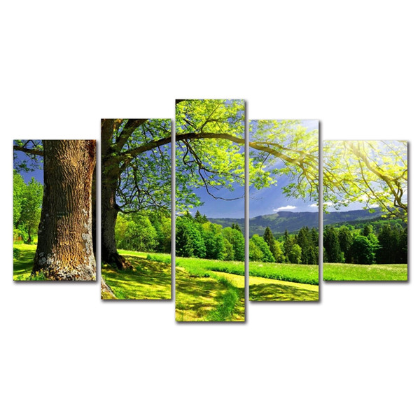 DYC 10085 5PCS Landscape Canvas Print Art