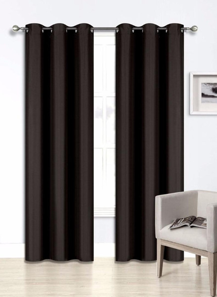 Blackout Curtains Room Darkening Thermal Insulated Grommet Drapes for Bedroom 2 Panel