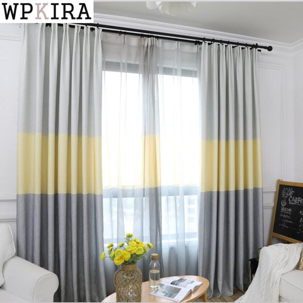 Window Curtain Living Room Modern Home Window Treatments Polyester Printed For Bedroom Curtains S132&30