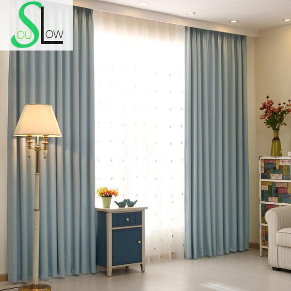 Navy Green Fruit Color Chocolate Brown RiceKoreanThick Curtains Hotel Customization For Living Room Kitchen Bedroom Cortinas