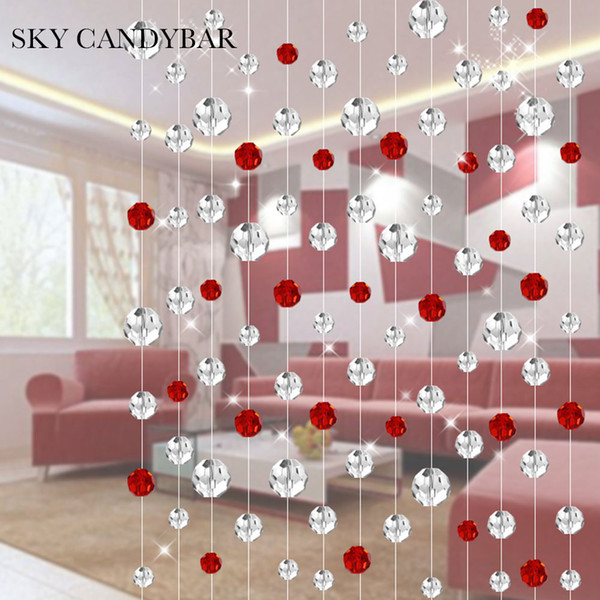 SKY CANDYBAR 10 meters Crystal bead curtain For living room partition renovation Festive fashion wedding decoration curtains