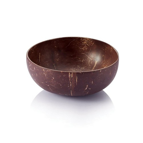 Creative Natureal Coconut Bowl Eco Friendly Soup Salad Noodle Rice Bowl Wooden Fruit Bowls Handicraft Art Work Decoration