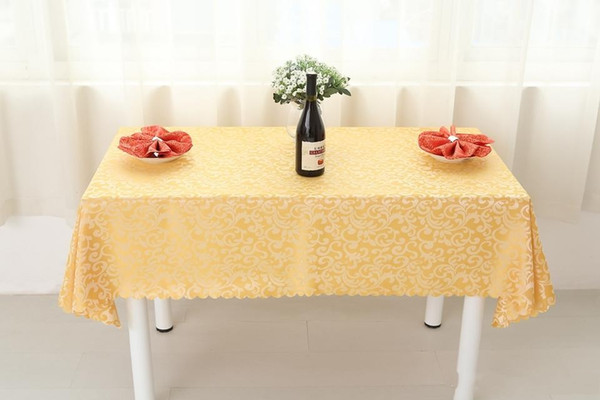 B24-4 Plant Western Restaurant Feast Jacquard Tablecloths Rectangle Square Round Wedding Table Cloth Everything For The Kitchen