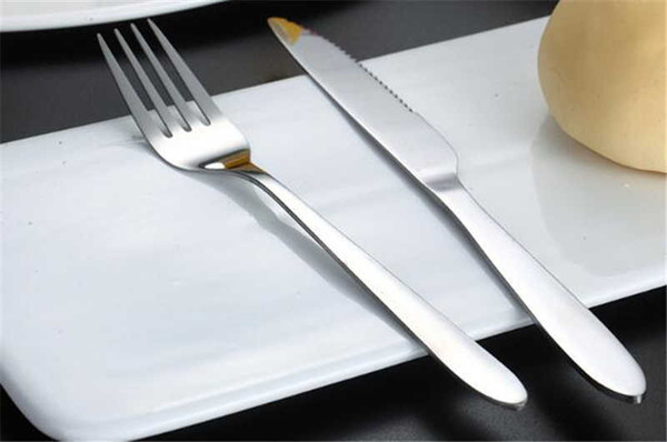 Wholesale Flatware Set Western Style Cutlery Dinner Stainless Steel Knife and Fork Tableware for Home Kitchen Restaurant