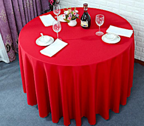 Home tablecloth wedding banquet hotel tablecloth large round table cloth restaurant round table cloth home dining room supplies