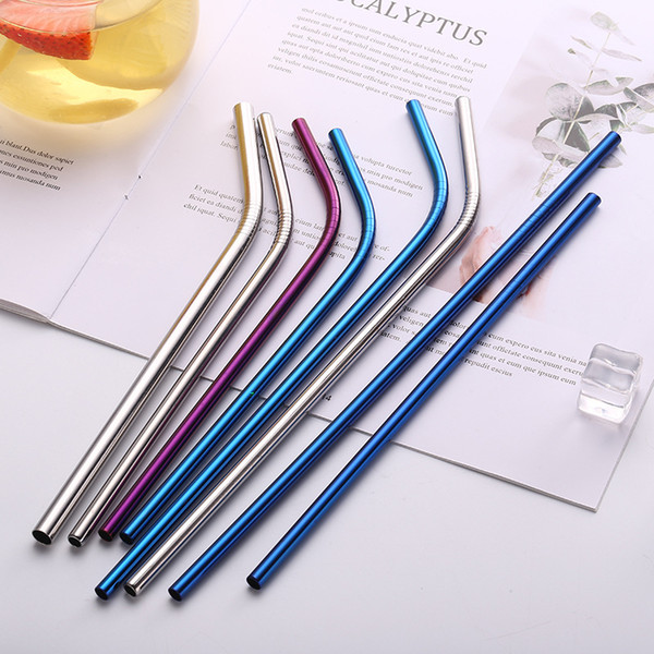 304 model stainless steel color straw 8.5