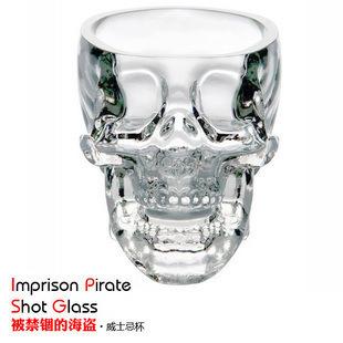 Crystal Glass Human Skeleton Head Liquor Cup Increase Thickening Mini- Imported Wine Bone Glass Personality Gift Whisky Wine Glass