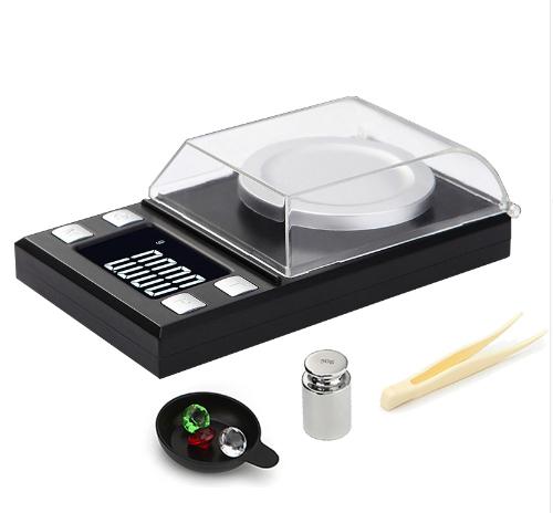 High Precision 0.001g/20g/50g/100g Electronic Jewelry Lab Scales Diamond Gold Gem Gram Medicinal Pocket Digital Milligram Scale Balance