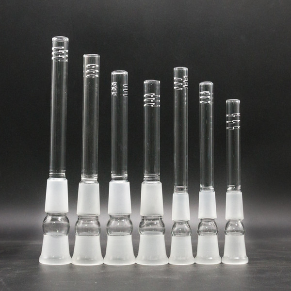 Glass downstem diffuser 14mm 18mm to 18mm, 14mm to 18mm Male Female Joint glass down stem adapter for glass bongs water pipes