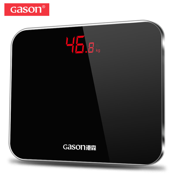 GASON A3 Bathroom Scales Accurate Smart Electronic Digital Weight Home Floor Health Balance Body Glass LED Display 180kg D19011702