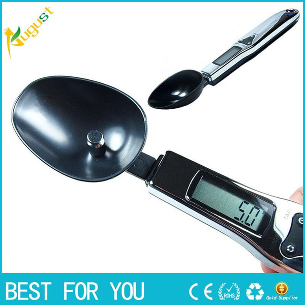 300g/0.1g 500g/0.1g Portable LCD Digital Kitchen Scale Measuring Spoon Gram Electronic Spoon Weight Volumn Food Scale New High Quality