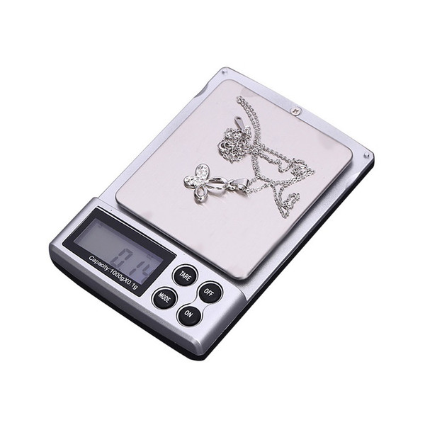 Portable LCD Mini Electronic Balance Digital Pocket Scale Jewelry Diamond Weighting Scales 1000g x 0.1g W7172