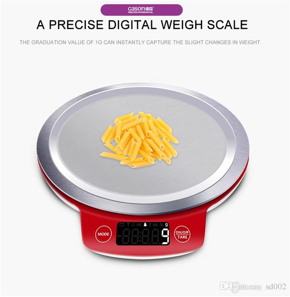 Stainless Steel Food Weight Measure Balance High Precision LCD Electronic Digital Display Scales Accurate Pratical Kitchen Tools 34gs ii