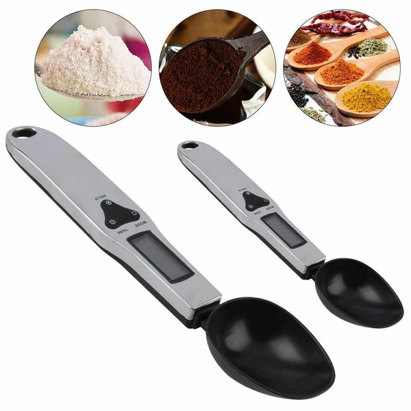 300g 0.1g 500g 0.1g Digital Kitchen Electronic Spoon Weight Scale Measuring Gram LCD Digital Spoon Scale Kitchen Tools