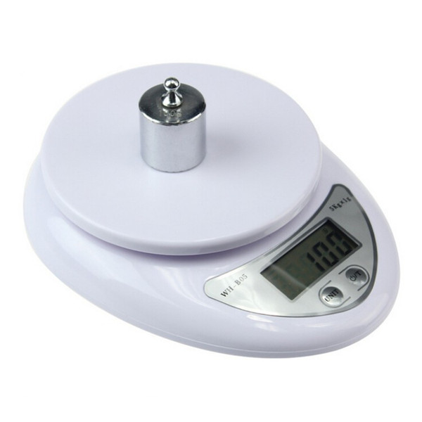 2018 New Hot Sale 5000g/1g LED Electronic Scale Food Diet Postal Kitchen Digital Measuring Scales Weigh Balance Creative Gifts