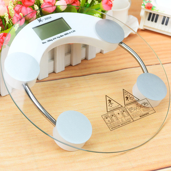 Electronic weight scale household mini health tempered glass scale 26cm