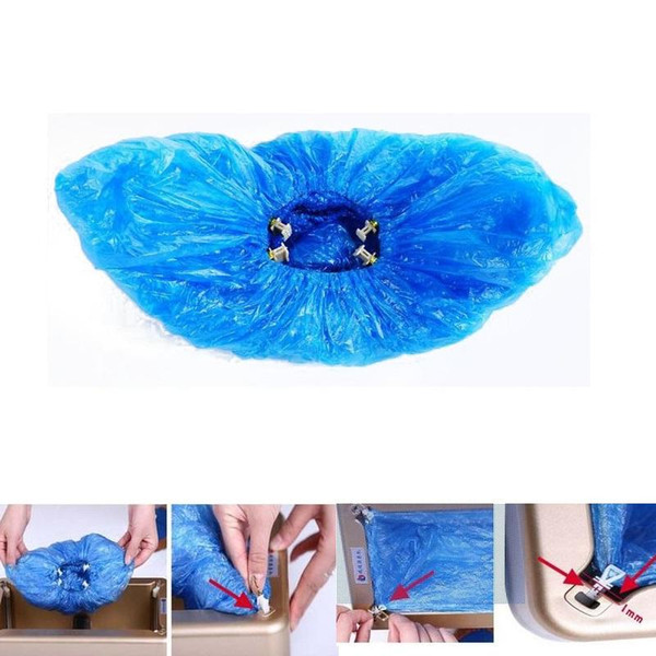 Wholesale Disposable Shoe Covers with Clips Special for Shoe Cover Dispenser Machine Home Office Carpet Cleaning Overshoes 20180920#