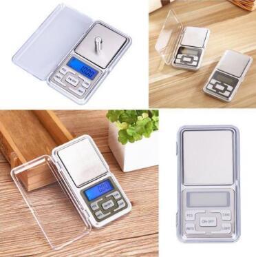 Digital Pocket Scale Portable LCD Electronic Jewelry Scale Gold Diamond Herb Balance Weighting Scale Household Scales CCA10285 50pcs