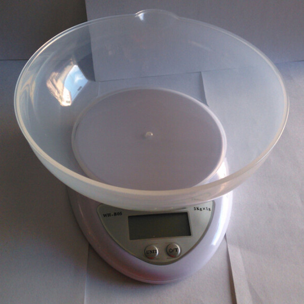 5000g/1g 5kg LCD Digital Scale Kitchen Food Weight Scale Tool Spaghetti Measures Digital Kitchen Scale Measuring Tools