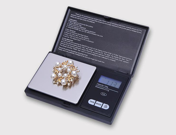 High Quality Pocket Mini Digital Scale 100g x 0.01g Electronic Precise Jewelry Scale High precision Kitchen scales With LED Backlight