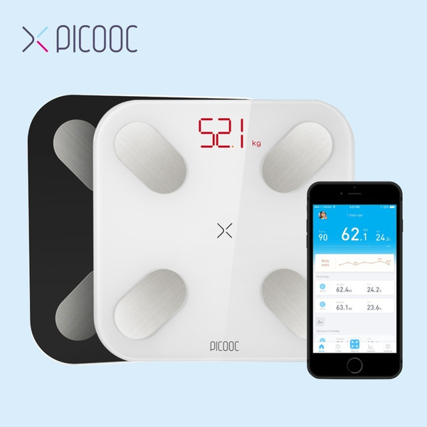 PICOOC Mi Bathroom weight Scales Floor Digital Body Fat Scales Bluetooth Electronic Outdoor mini Smart Weighing Scales with APP D19011702