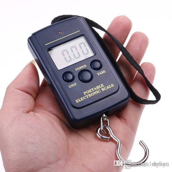 Wholesale 2016 New Hot Sell 20g 40Kg Digital Hanging Luggage Fishing Weight Scale kitchen Scales cooking tools electronic