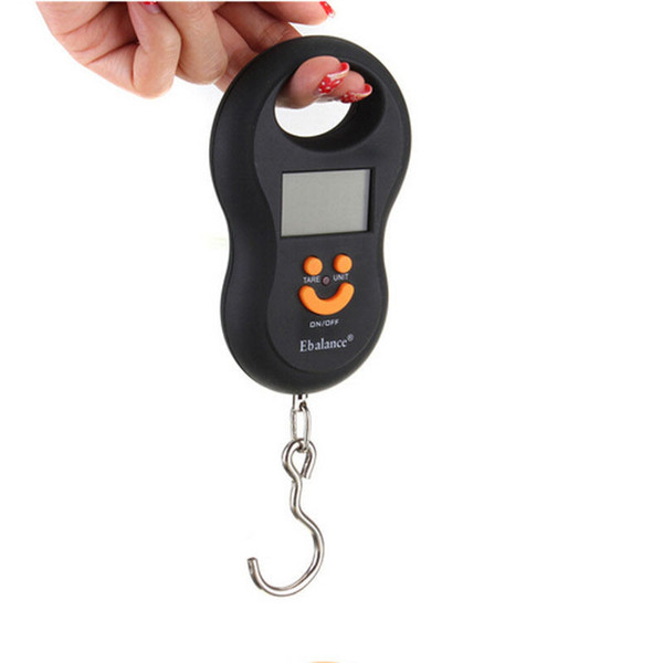 50kg to 5g Portable LCD Display Digital Hanging Scales Electronic Luggage Weight Fishing Hook Scale Handheld Weighing Scales