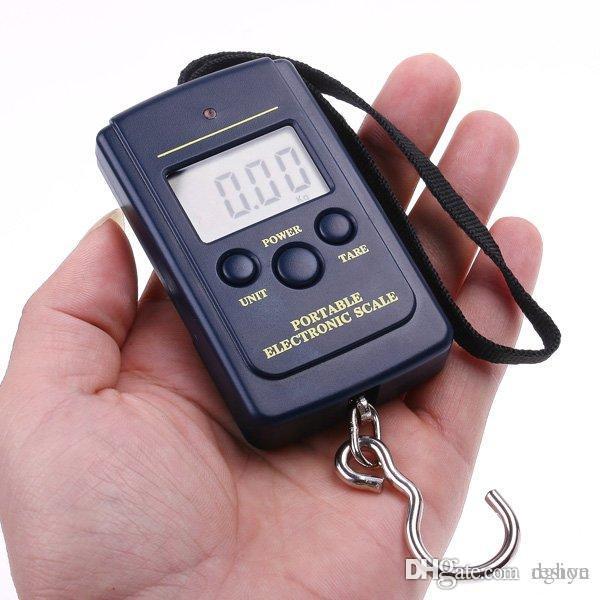 Wholesale 2016 New Hot Sell 20g 40Kg Digital Hanging Luggage Fishing Weight Scale kitchen Scales cooking tools electronic