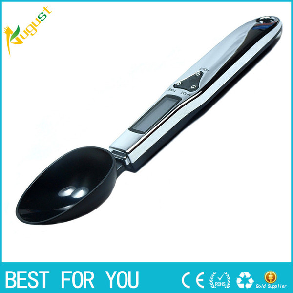 Hot Sale 300g/0.1g 500g/0.1g Portable LCD Digital Kitchen Scale Measuring Spoon Gram Electronic Spoon Weight Volume Food Scale High Quality