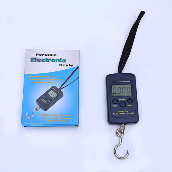 digital pocket scale kitchen supply with retail box 0.001kg - 40kg Hanging Luggage Weight Balance LCD Mini multi colors