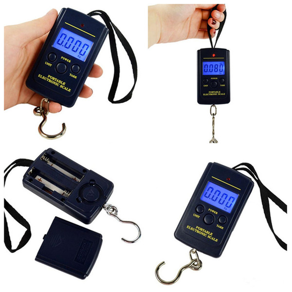 Portable Digital Scales Hanging Balance Pocket Weight Scale LCD Display hanging luggage fish weight scale Household Scales