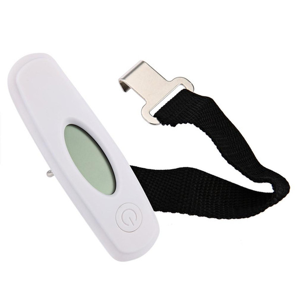 Mini Portable LCD Screen 110Ib/50Kg Luggage Weighting Electronic Hook Scale Kitchen Measure Tools Carry Balance Measuring Tool NB