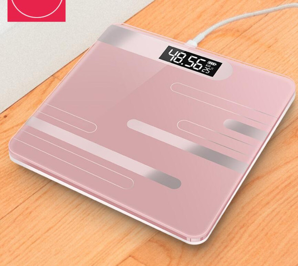 New Electronic Weight Scale Adult Healthy Body Weight USB Charging Battery Battery Pack Posting Mini Household Load 180 kg